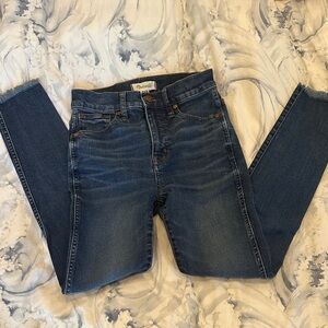 Madewell Women's Dark Blue Skinny Jeans